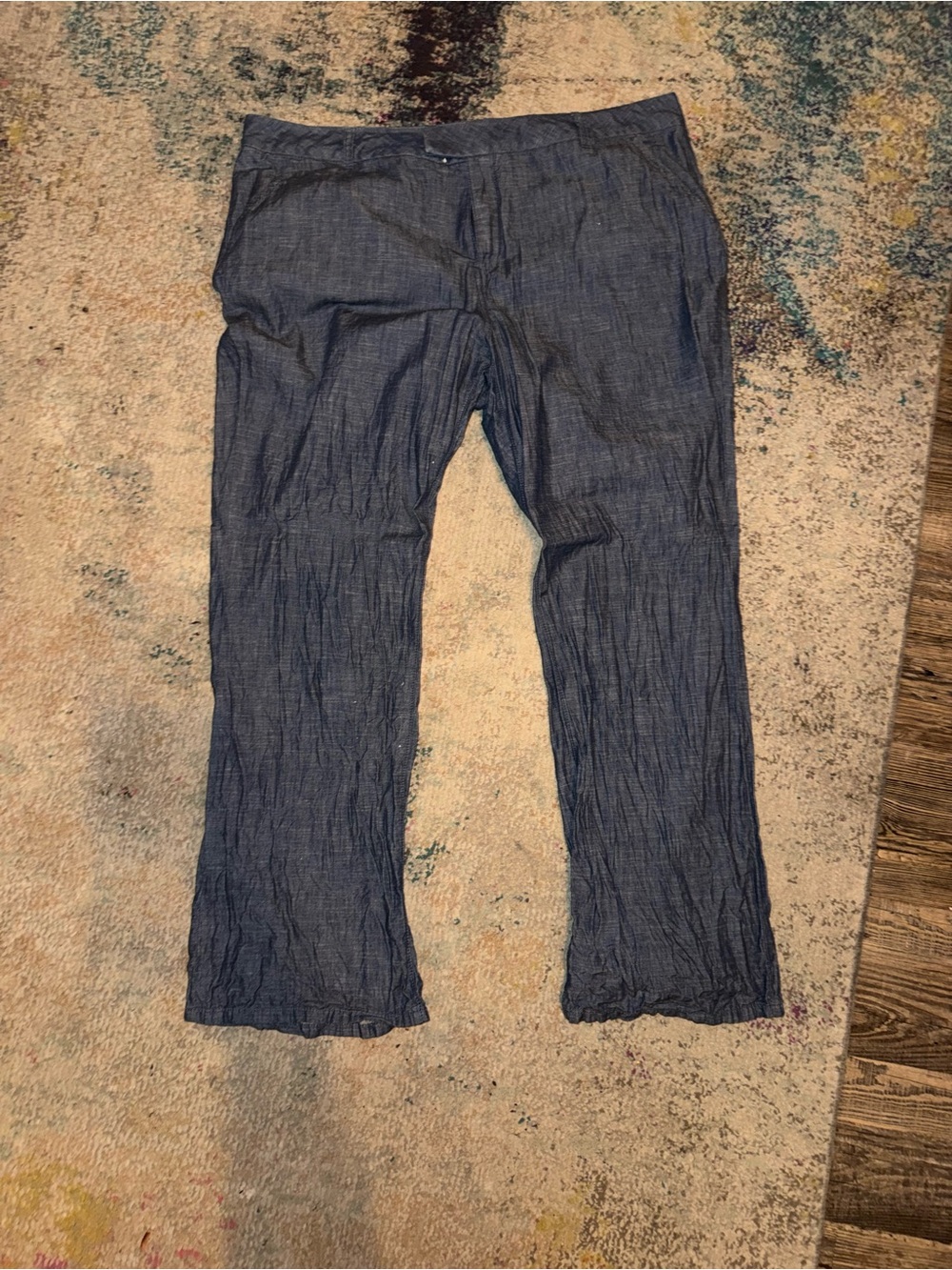 Lane Bryant Women’s Size 22 Denim Chambray Trouser Pants